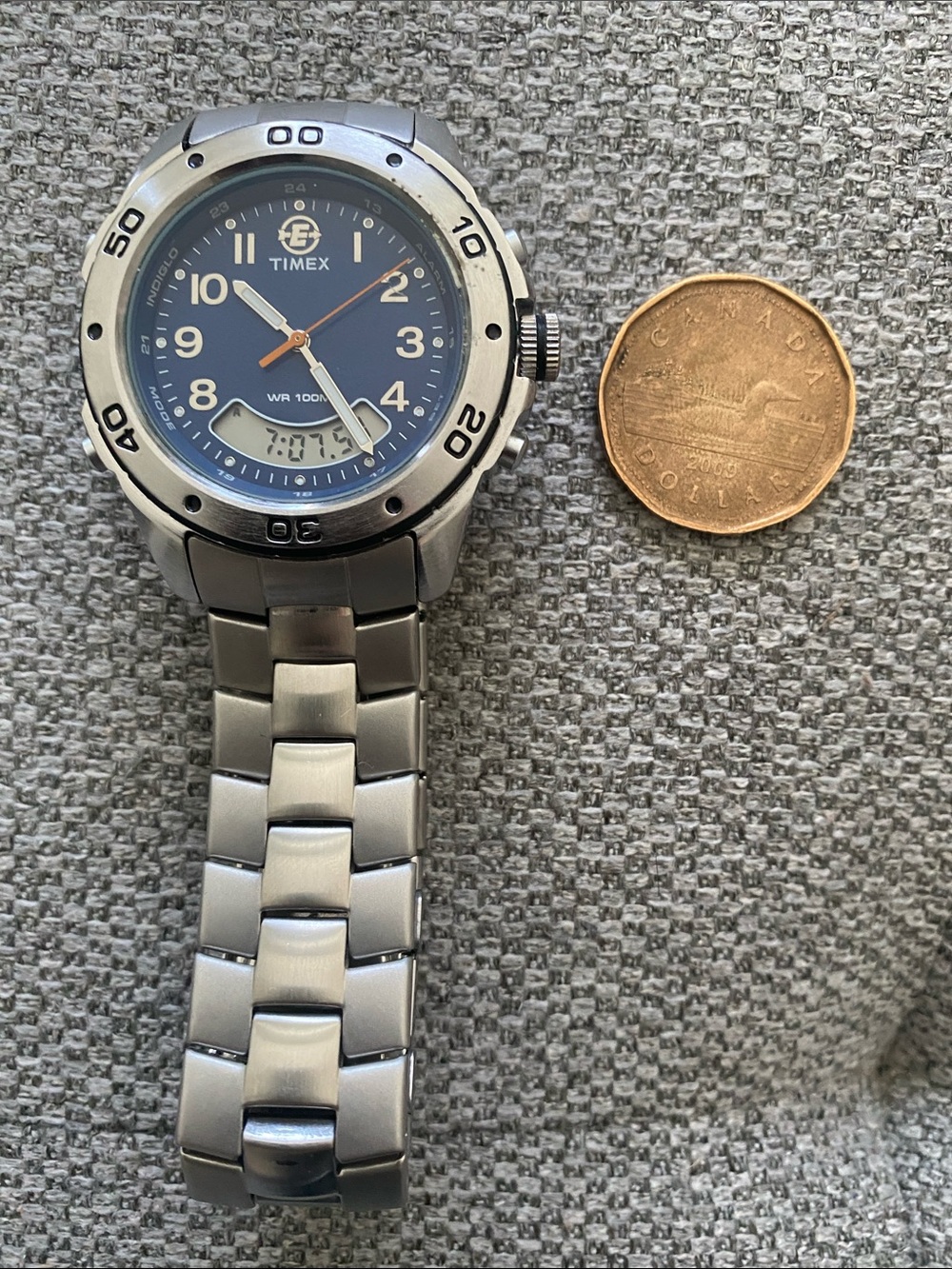 Timex Silver Stainless Steel Men’s Watch